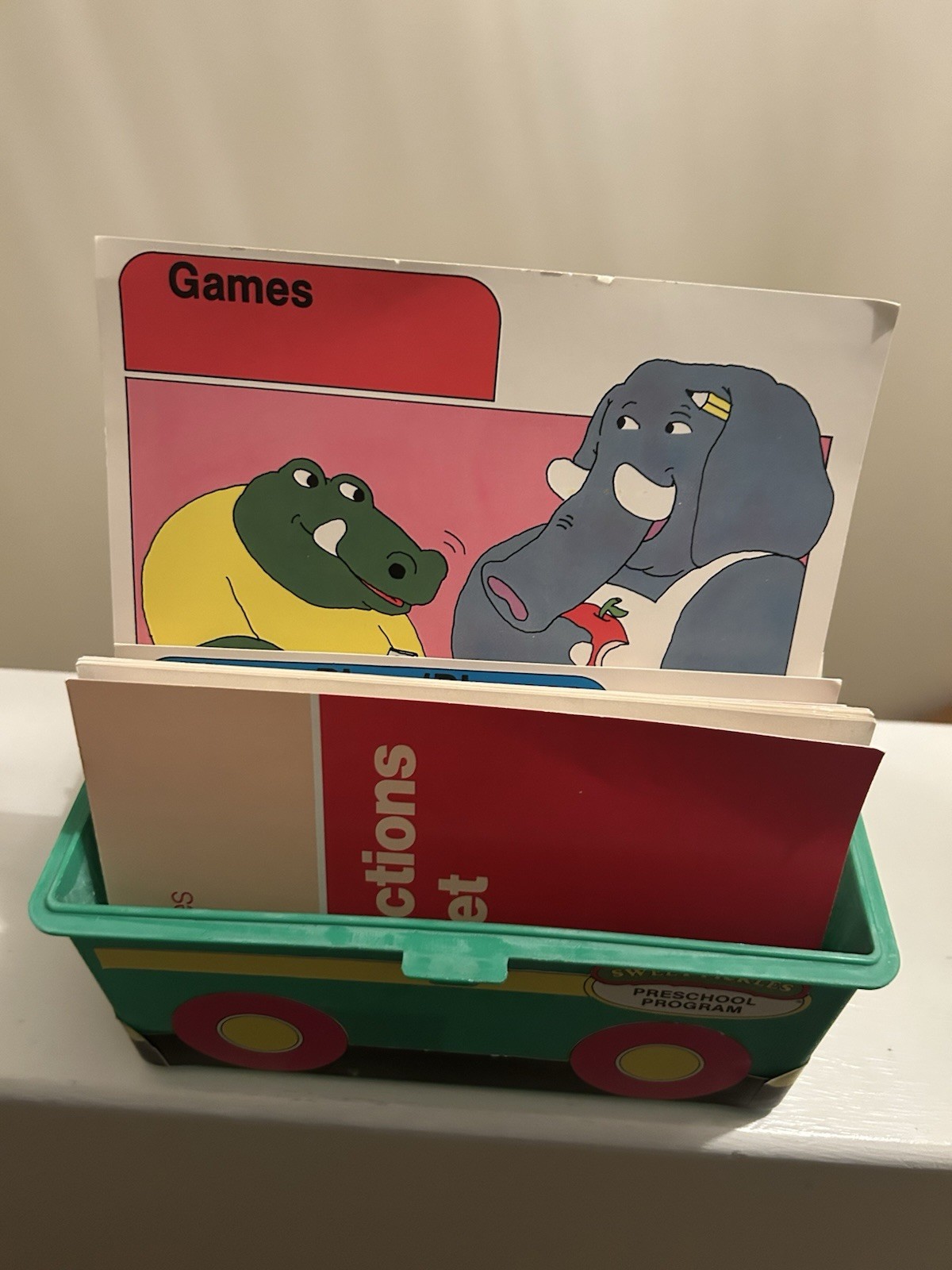Vintage Sweet Pickles Preschool Program Learning Case Activity