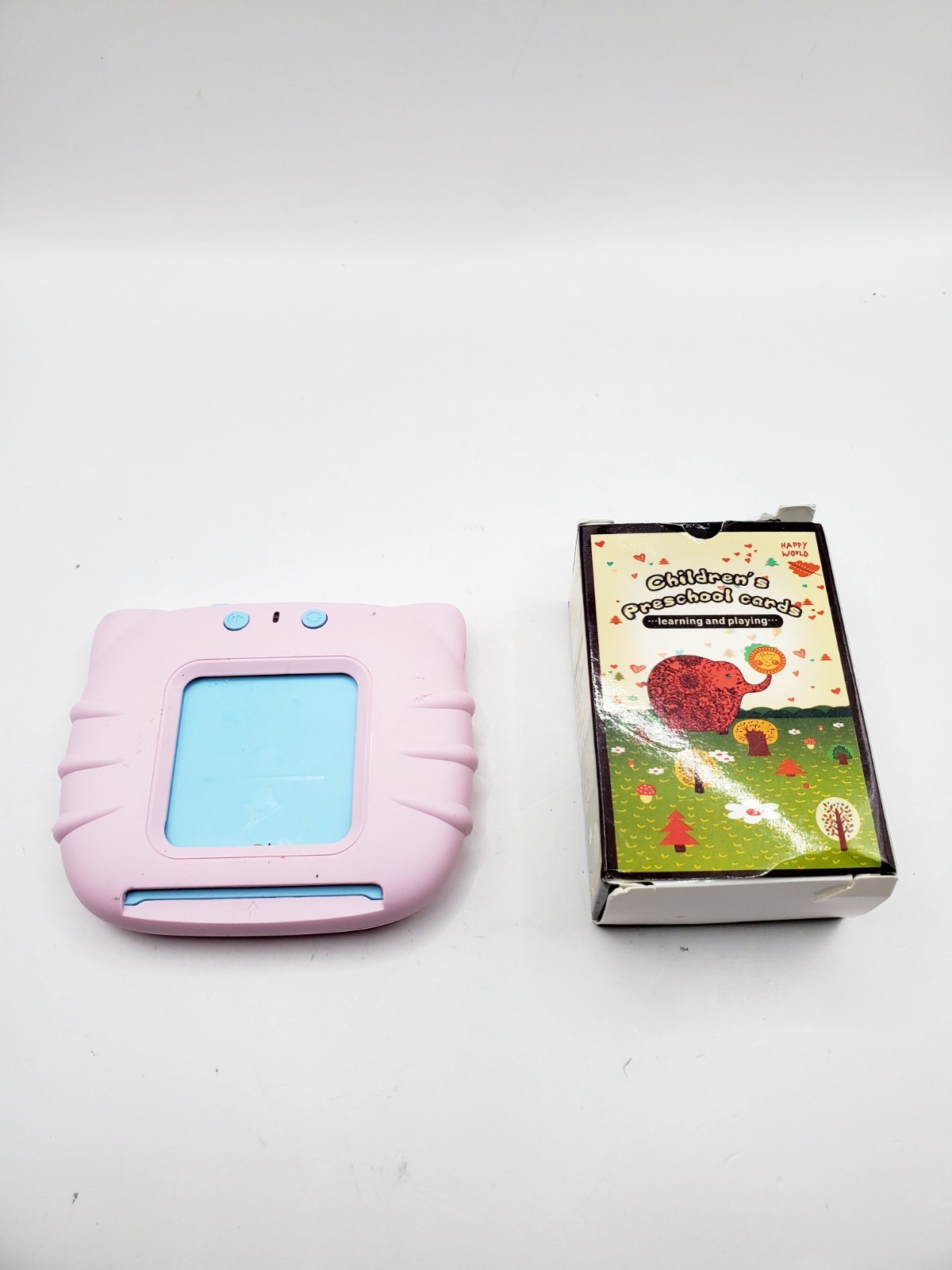 Happy World Flash Cards Early Learning Device – Builds Vocabulary & Motor Skills