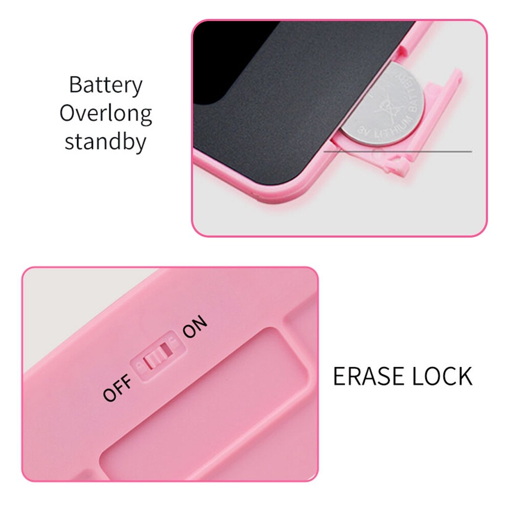 Graffiti Magnetic Plastic Drawing Board 4.4/6.5/8.5 inch Screen Educational Toys