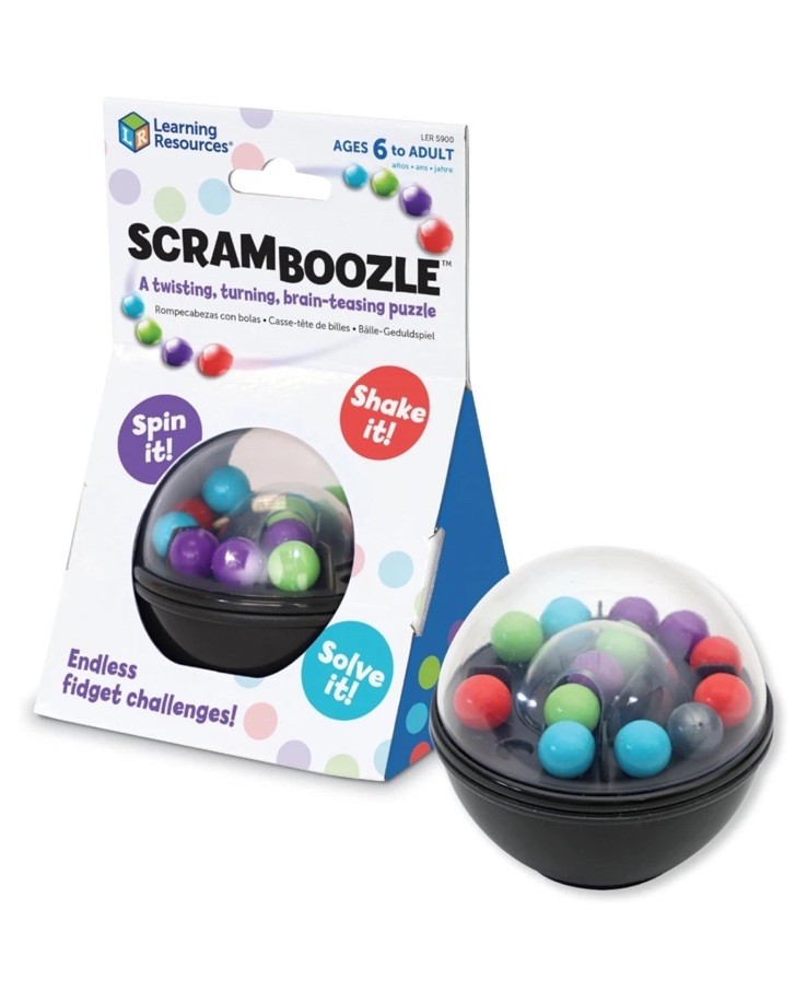 Learning Resources Scramboozle Puzzle Game Brain Teaser for Kids & Adults