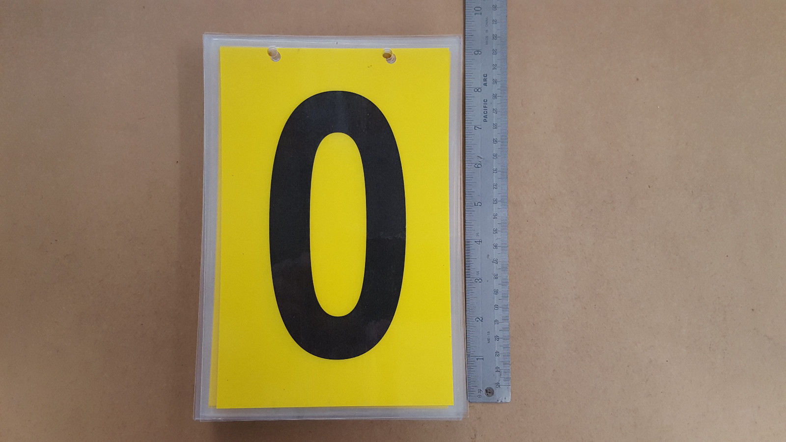 40 PCS. #0 6″ X 9″ YELLOW LAMINATED CARDS