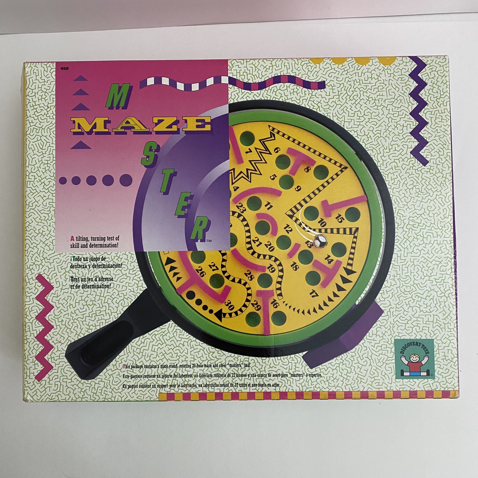 Discovery Toys Maze Master Labyrinth Game Toy Vintage 1990 Retro