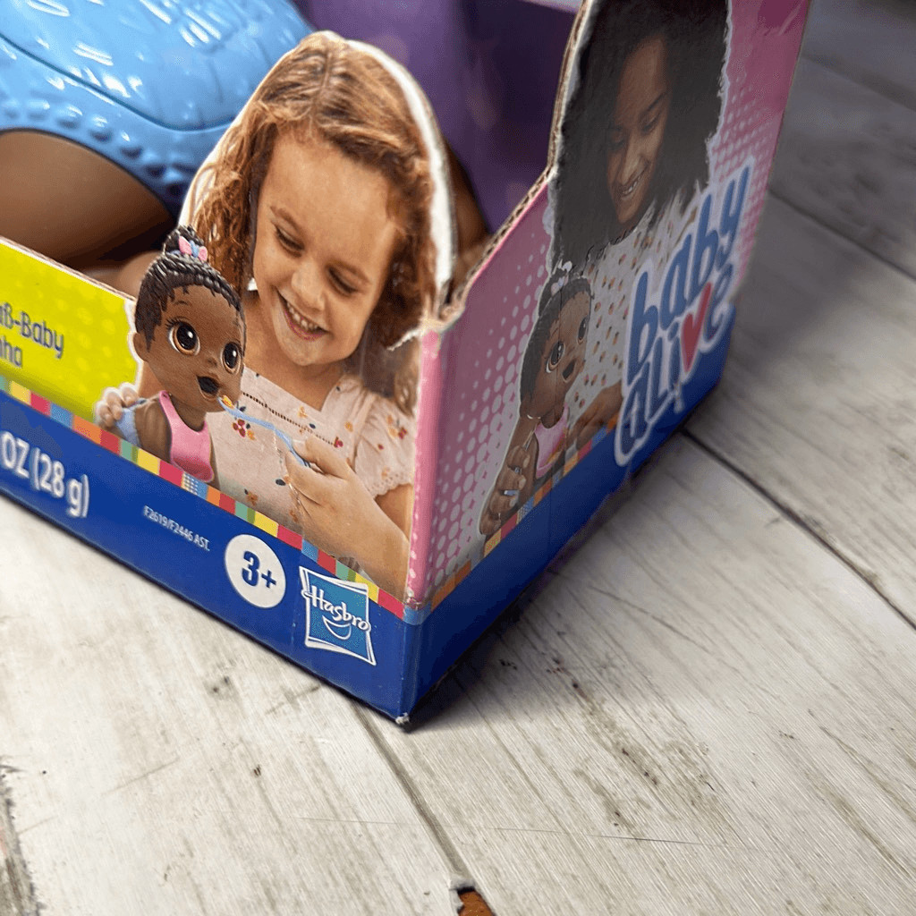 Baby Alive Lil Snacks Doll Black Hair New Toy Action HASBRO