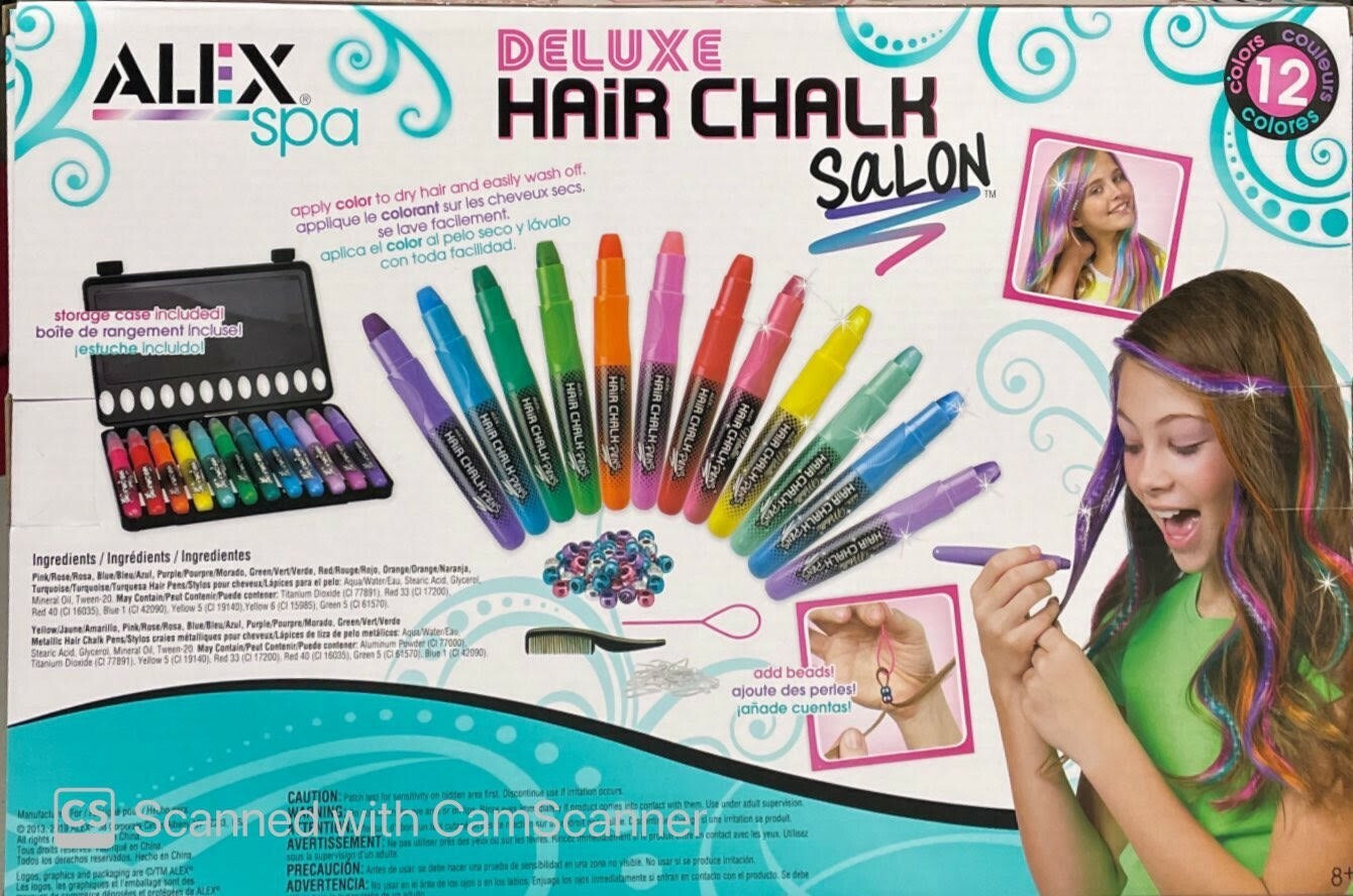 ALEX Toys – Spa Fun, Deluxe Hair Chalk Salon Activity Kit 