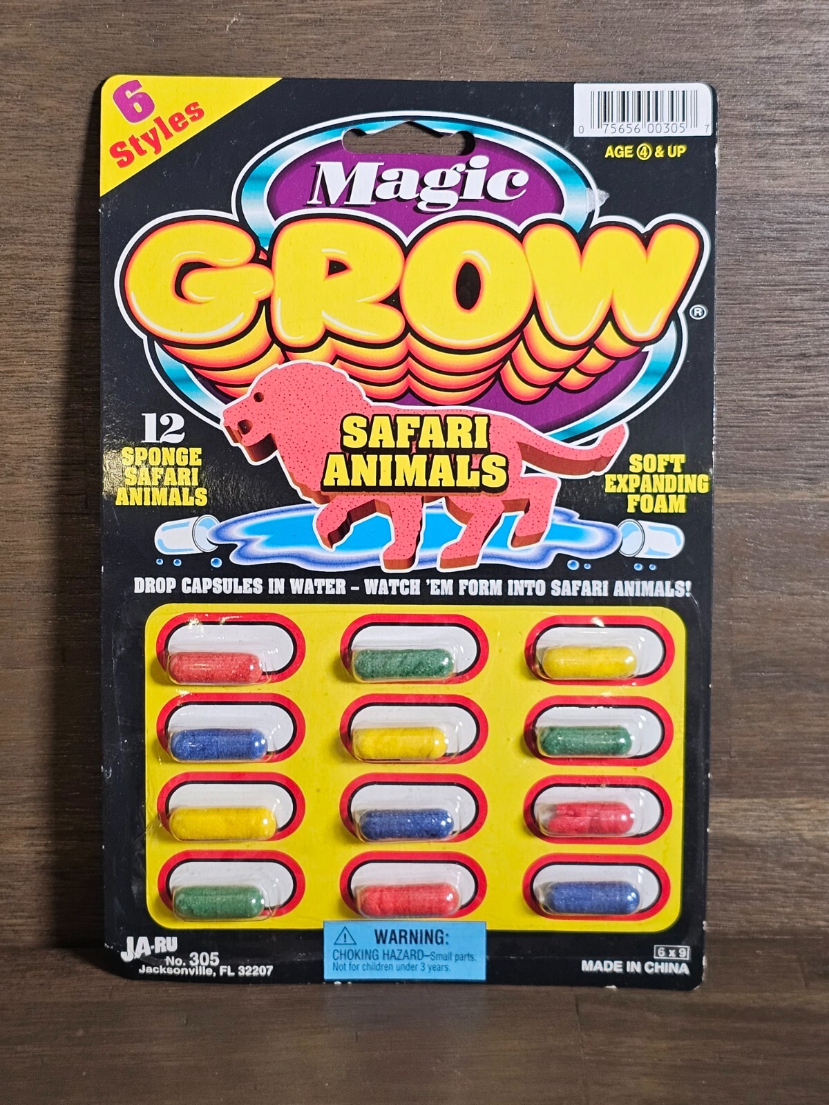 Magic Grow 12 Pieces safari Animal Stocking Stuffer NeW