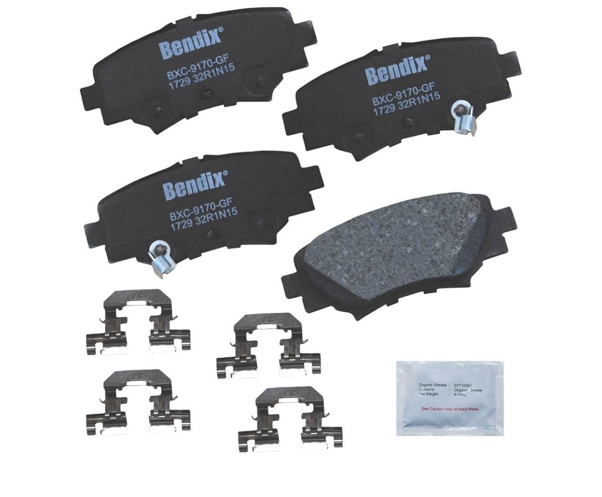 Bendix Priority 1 Ceramic Brake Pads Set For Mazda 3 2014 2018 Oe Replacement