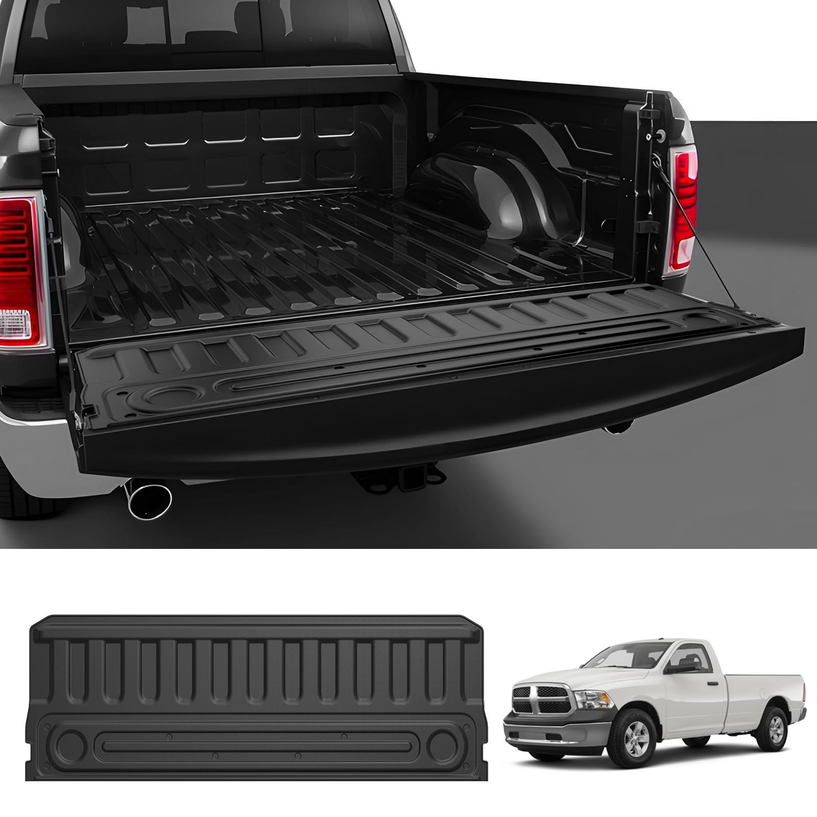 Tailgate Mat for Dodge Ram 1500 2009-2018/1500 Classic Standard 2019-2024, Ta…