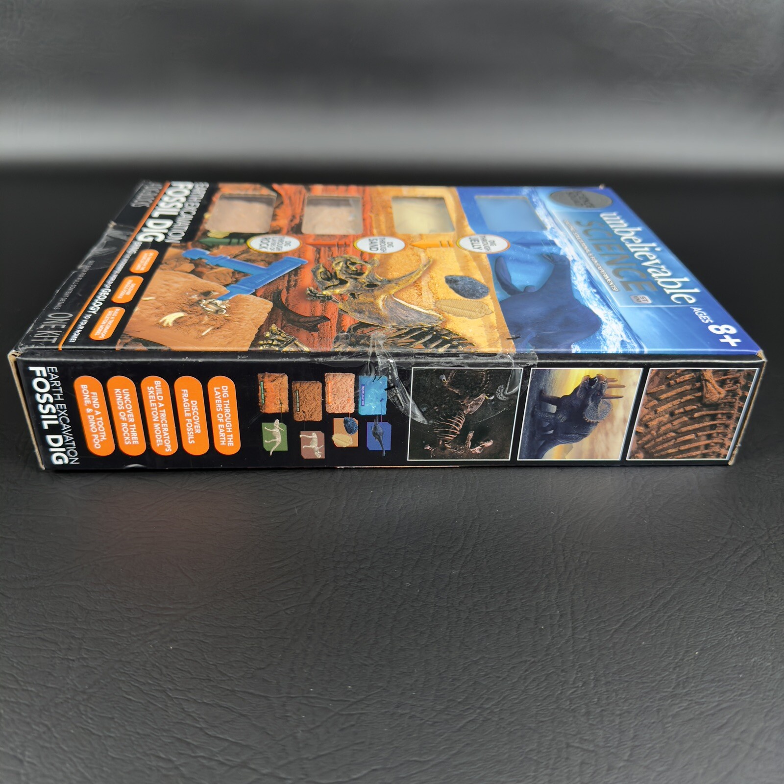 Unbelievable Science : Earth Excavation Fossil Dig Kit 4 Dig Blocks, 1 Dig Tool