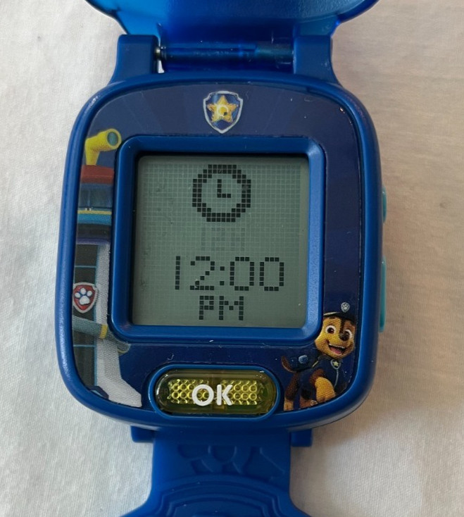 Kid’s VTech PAW PATROL Chase Blue Learning & Game Digital Flip-Top Watch