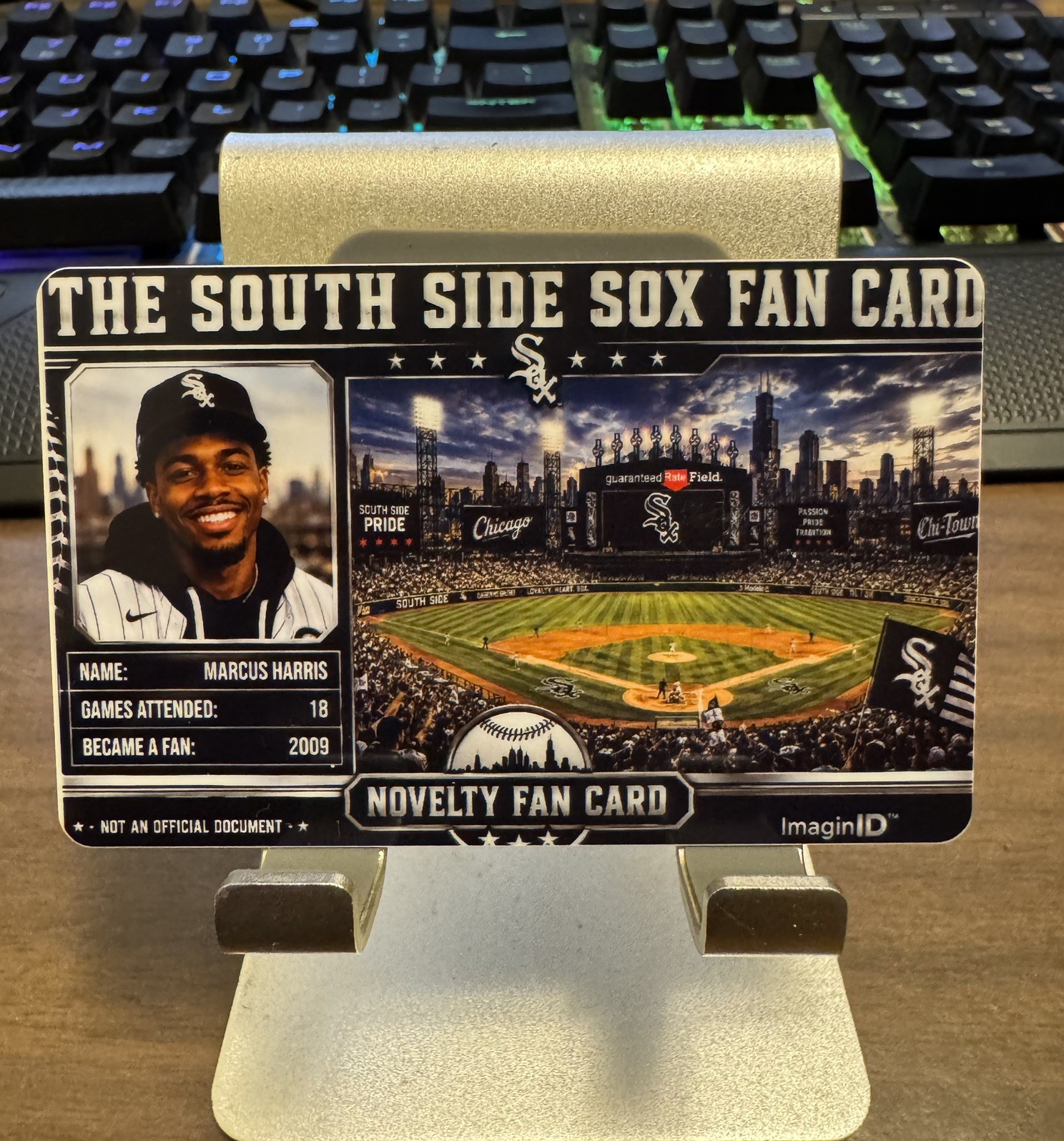 Custom Fan Card Novelty PVC Card – Personalized Wallet Size Keepsake