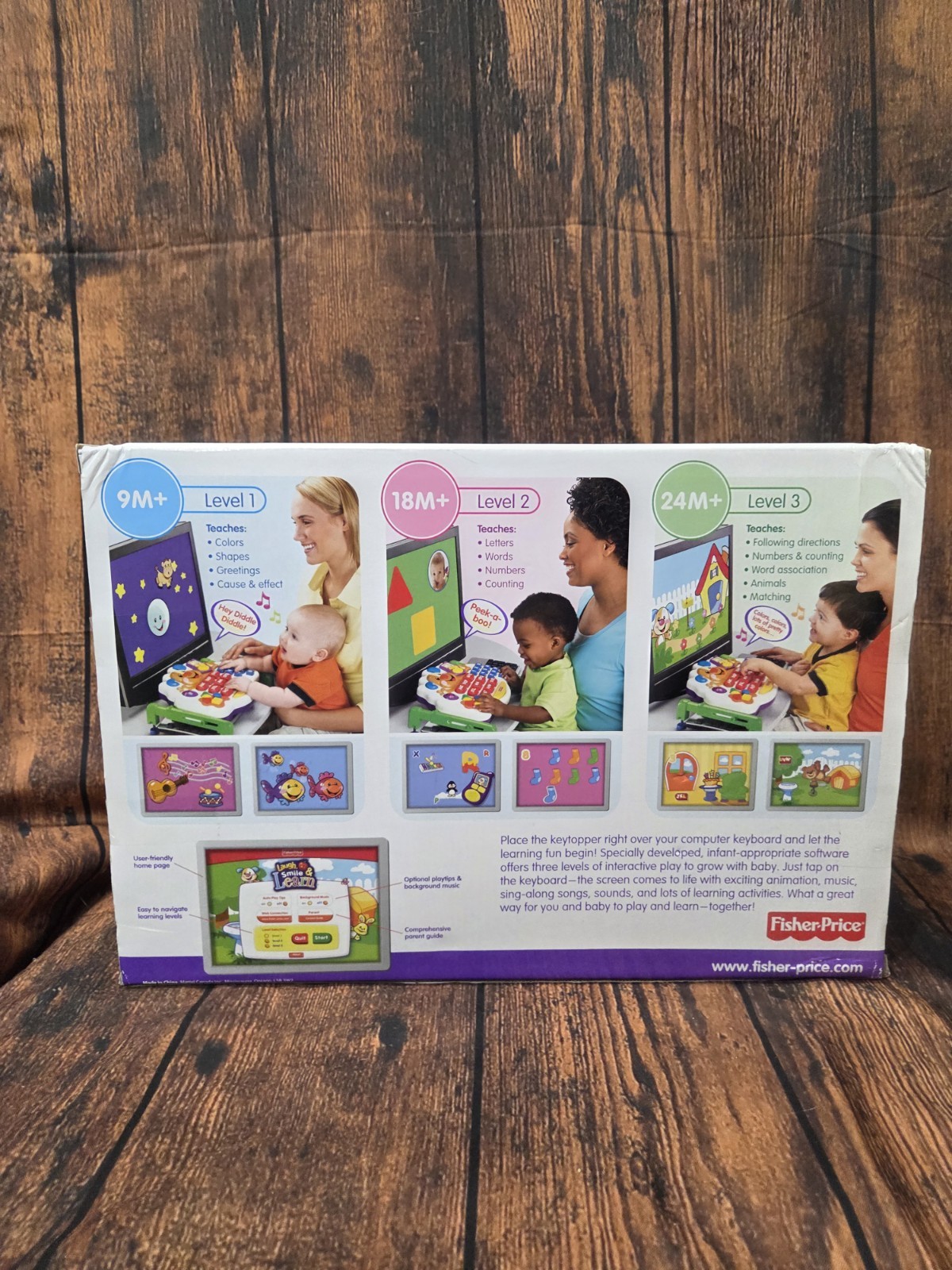 Fisher Price Computer Learning System 9- 36 Months New ABC Laugh Smile Learn