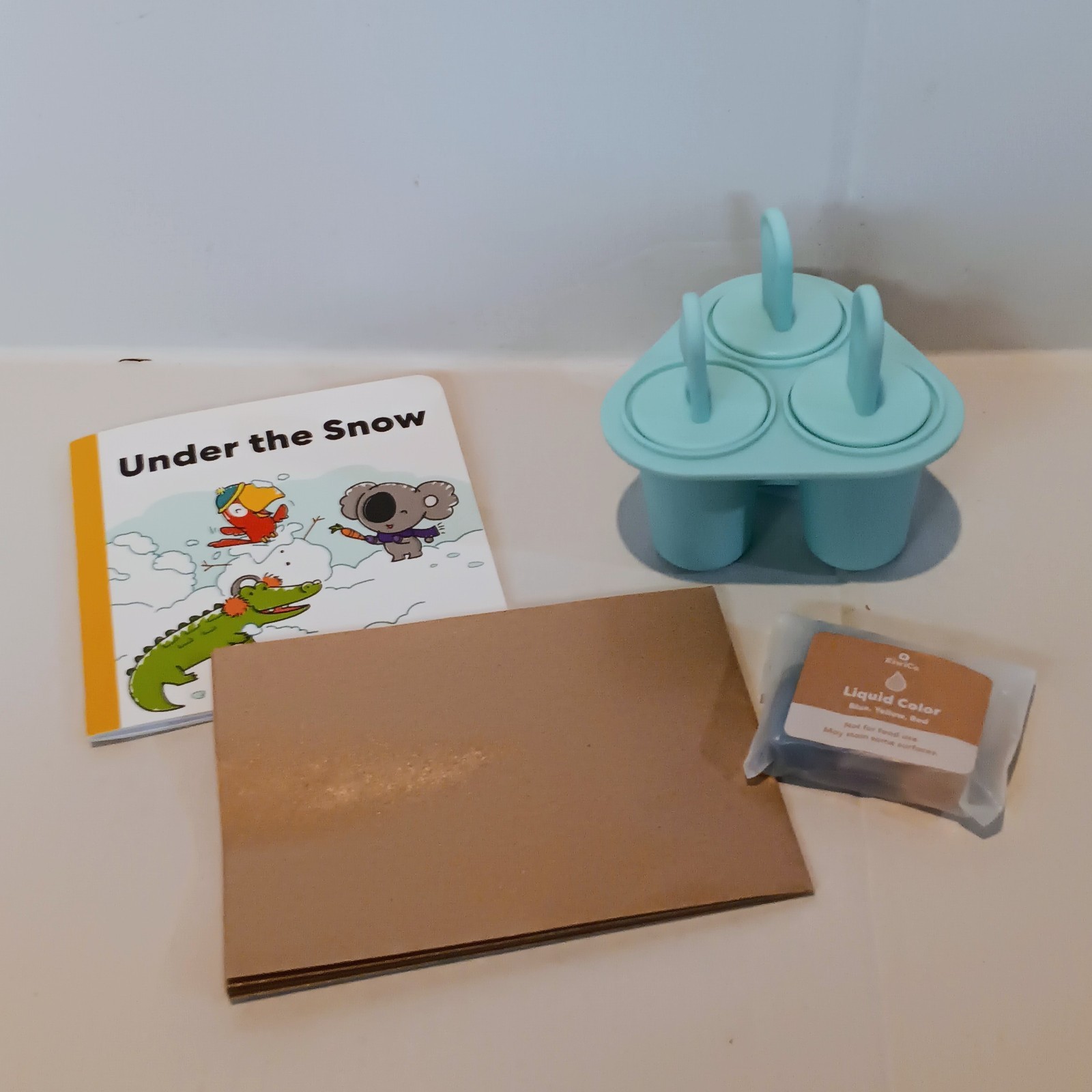 Kiwi Co Sprout Polar Expedition Activity Box-Color The Auroras-Play With Penguin