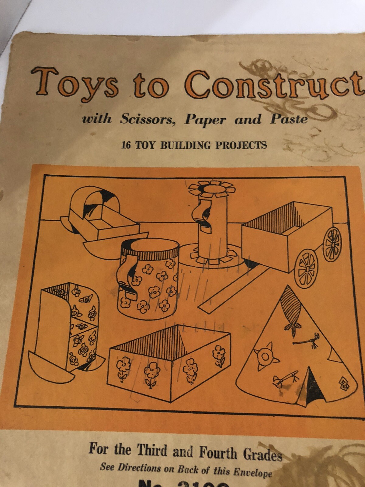 VTG Toys To Construct 3rd & 4th Grade Toy Art Projects Harter USA Homeschool