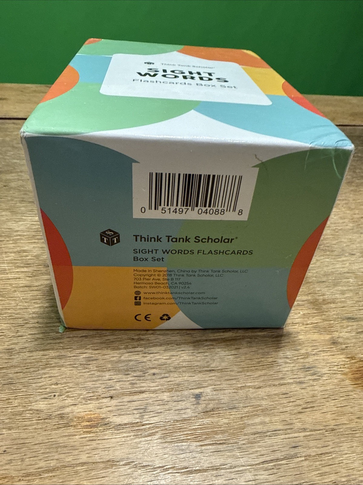 Think Tank Scholar 520 Sight Words Flash Cards (Award-Winning) Pre K – 3rd grade