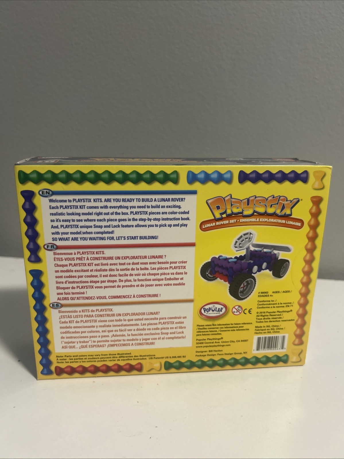 Playstix Lunar Rover Set Popular Playthings 25 Piece Set