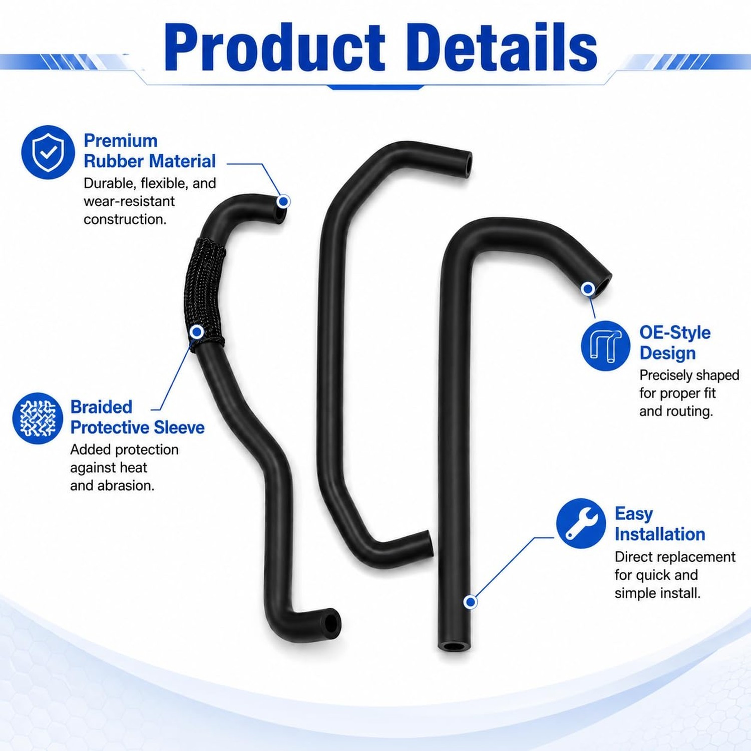 3PCS Breather Hoses Kit for Frontier Pathfinder Xterra Replace 11823-EA20A | …