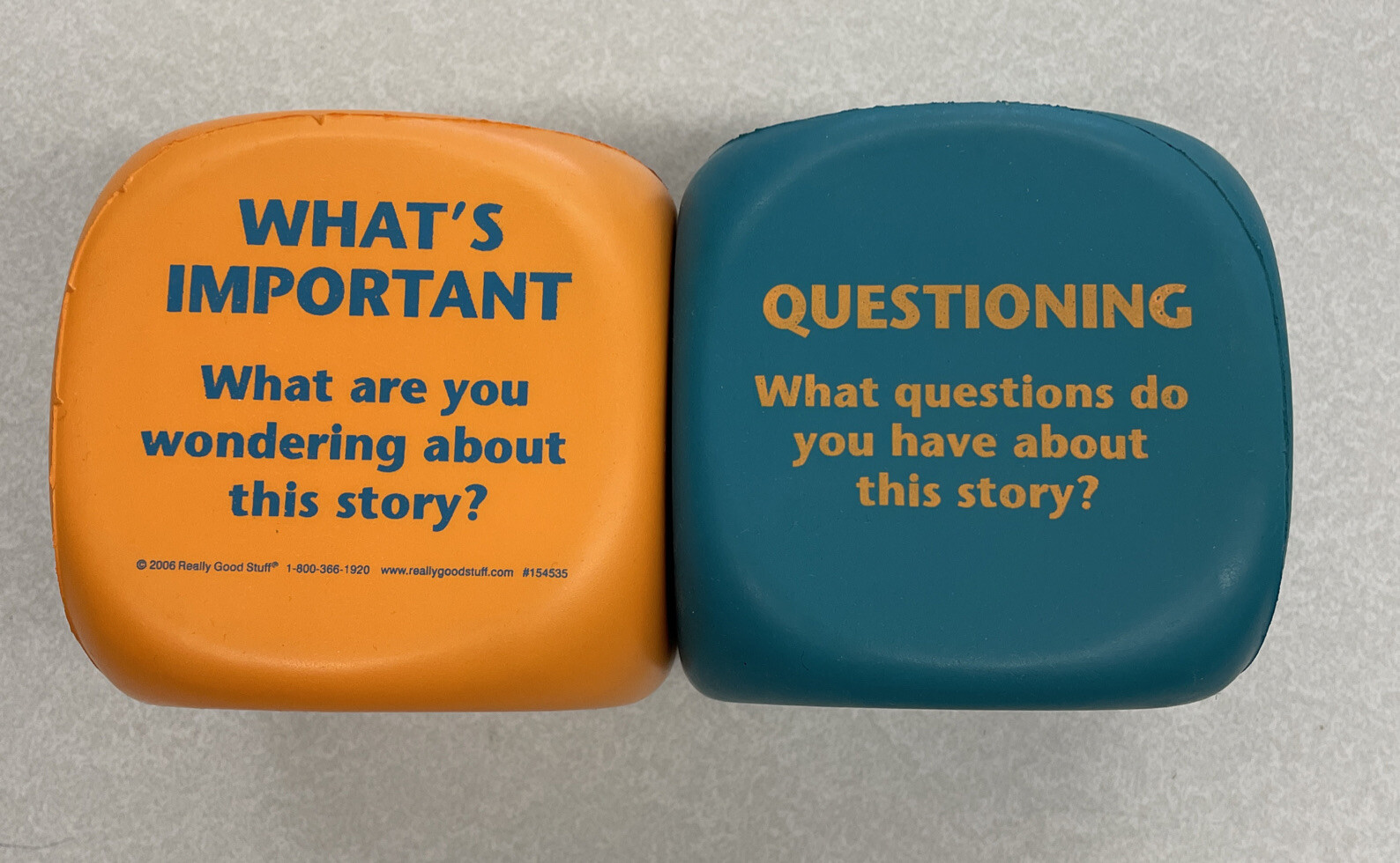 Story Comprehension Cubes Dice Large Soft Reading Language Arts Classroom Teach