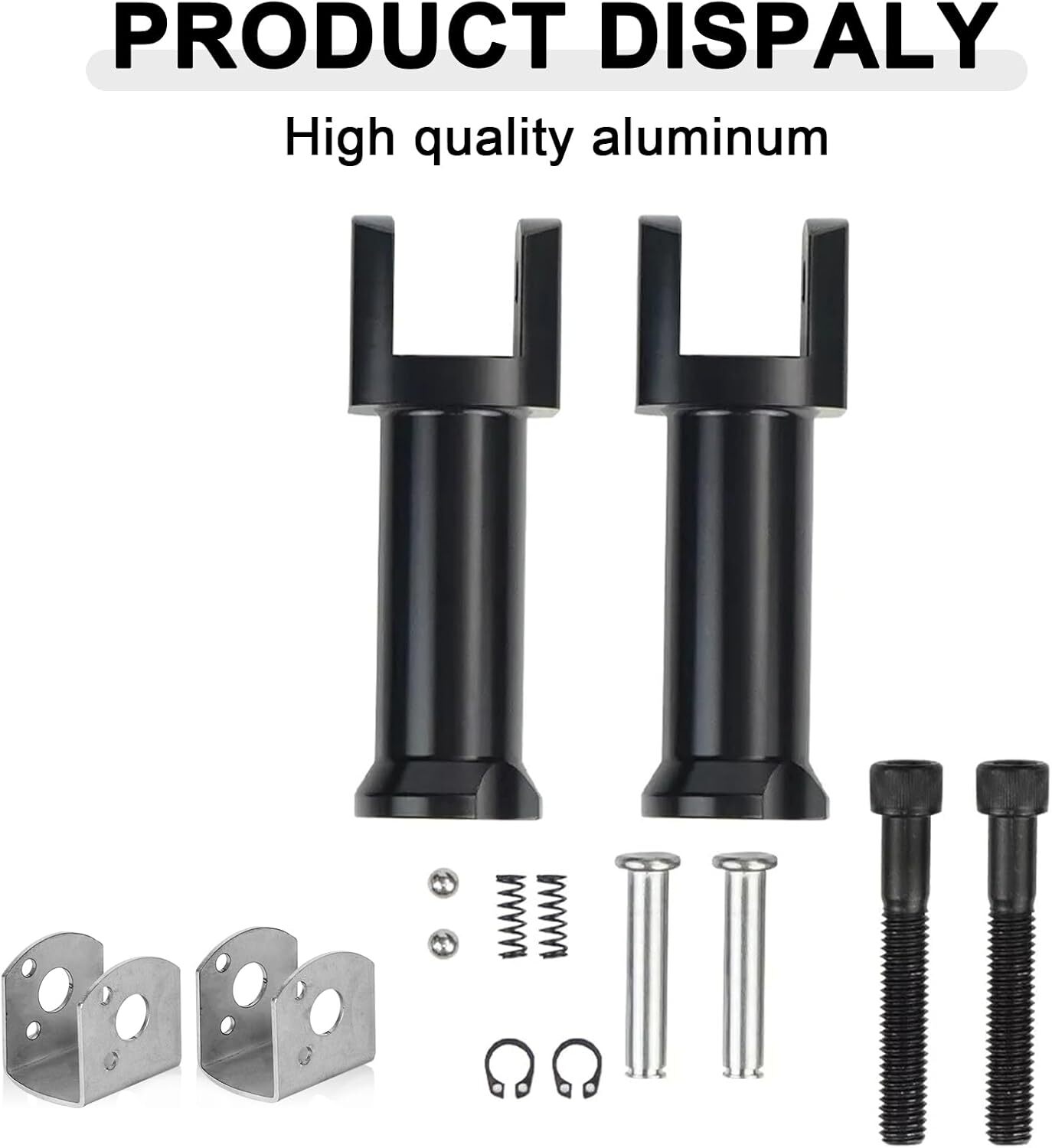 PSLER Left and Right Street Bob Foot Pegs, Softail Passenger Footpeg Supports