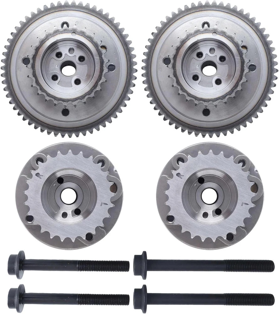 Intake Exhaust Timing Camshaft Sprocket VVT Cam Phaser 4Pcs Compatible with F150