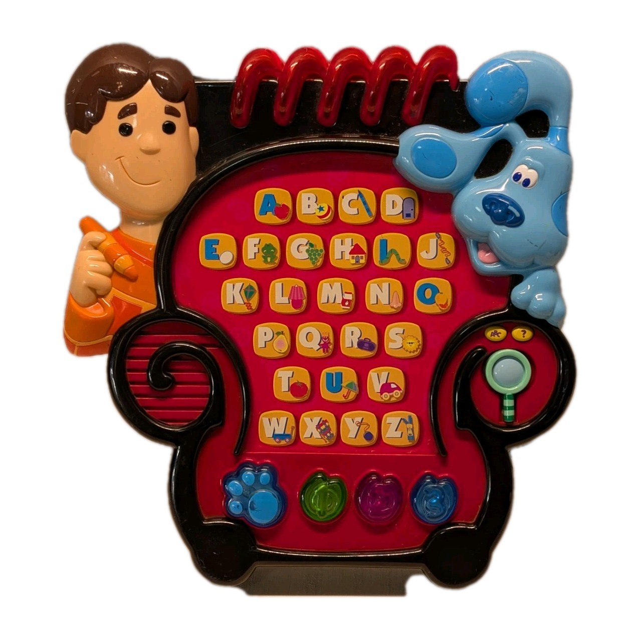 Blue’s Clues Electronic Alphabet Joe Learning Letters Notebook Game 2001