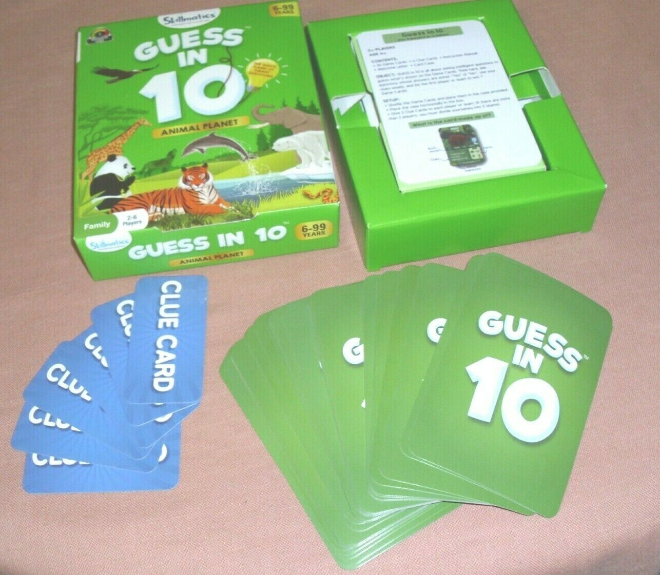 Skillmatics Guess in 10 Animal Planet – Card Game of Smart Questions for Kids