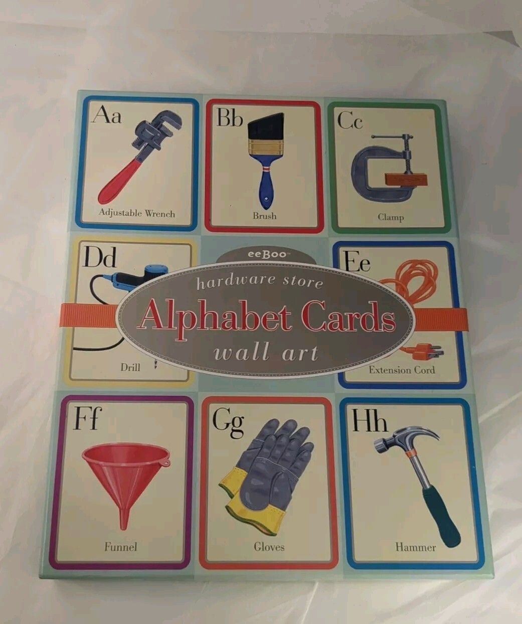 EEBOO Hardware Store Alphabet Wall Art 8”X10” Tool Construct Homeschool Display