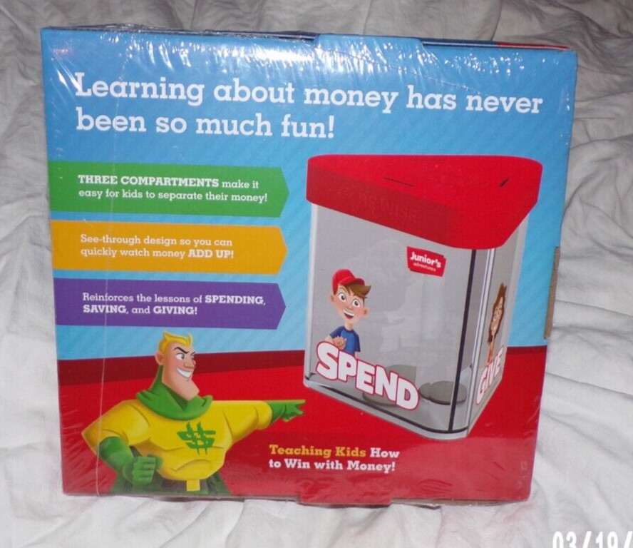 Junior’s Adventures Smart Saver Bank by Dave Ramsey. New Factory Sealed.