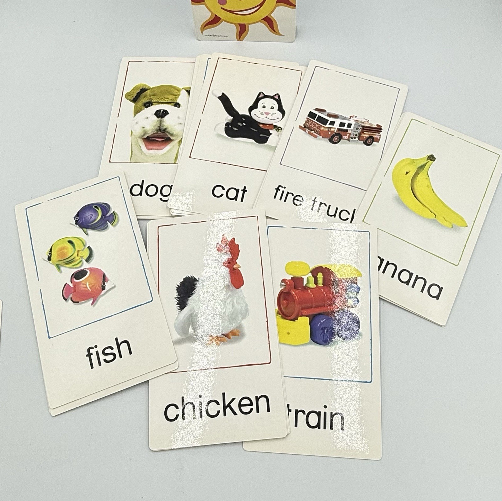 Baby Einstein Language Discovery Cards Educational Words Babies 1999 COMPLETE!