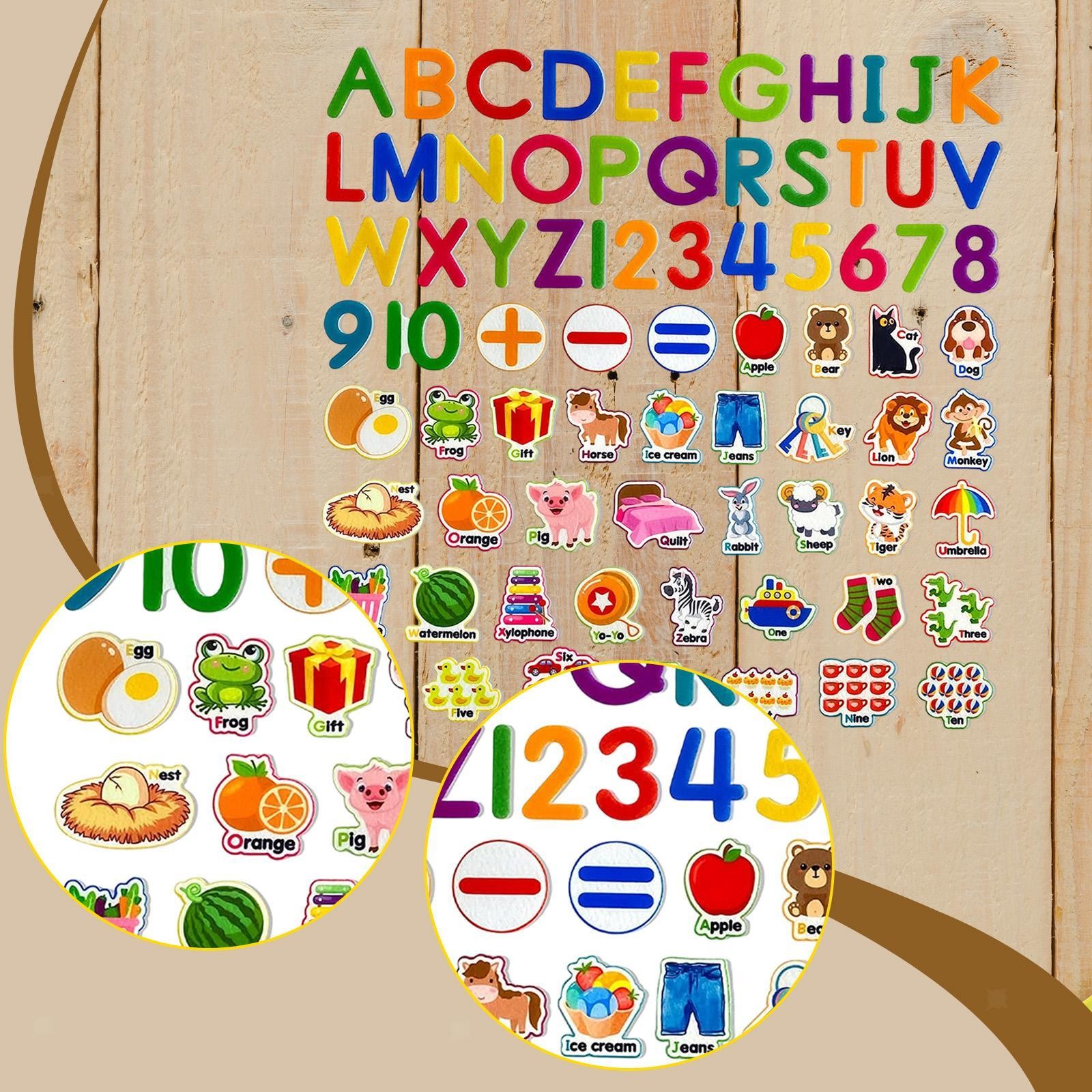 75Pcs Felt Board Story Pieces Set Felt Figures Kit Decoration for Children