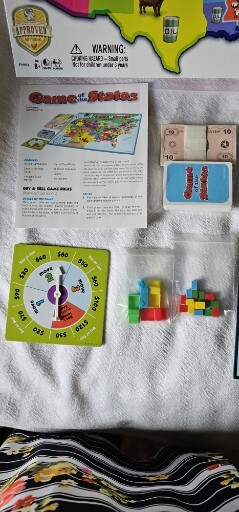 Game of the States Sell the Most from Coast to Coast 2-4 players 8+ Educational