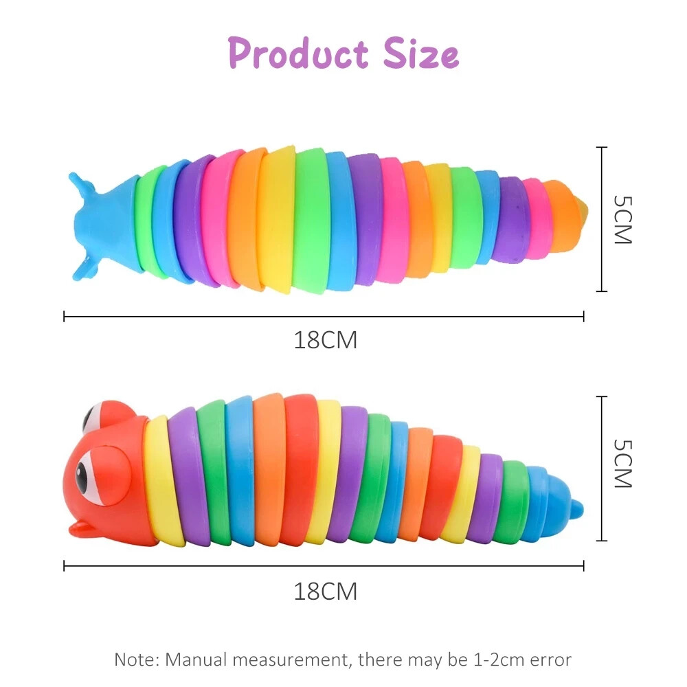 3D Insect Toy Caterpillar Toy Interesting Sensor Happy Decompression Baby