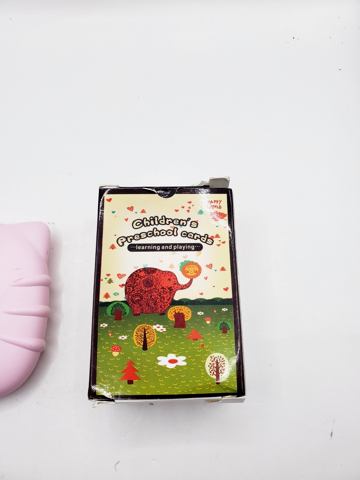 Happy World Flash Cards Early Learning Device – Builds Vocabulary & Motor Skills