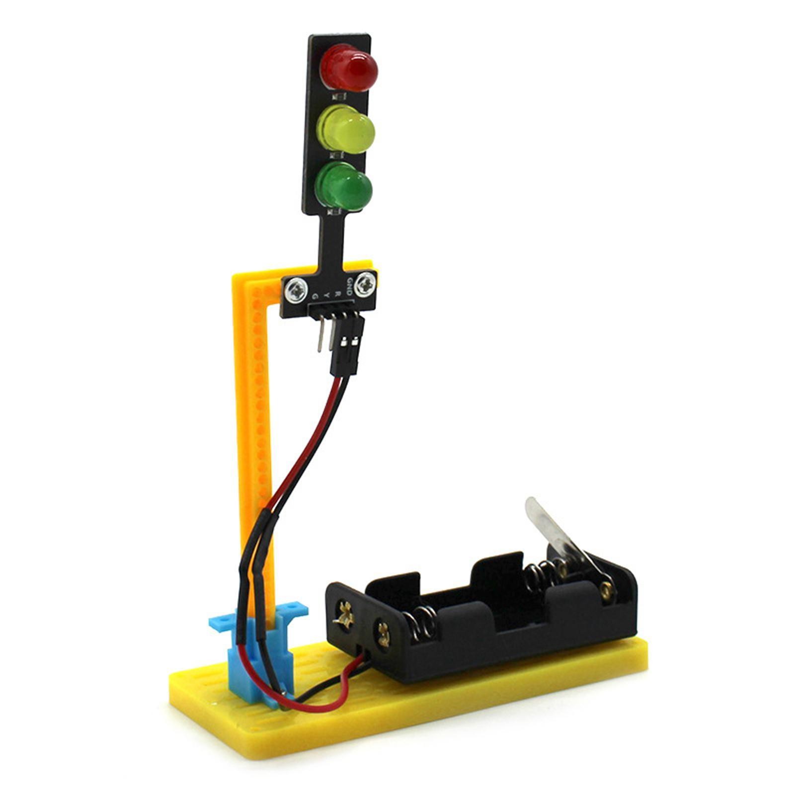 Traffic Lights Toys Educational Toy Kit Electricity Power Physical for Kids