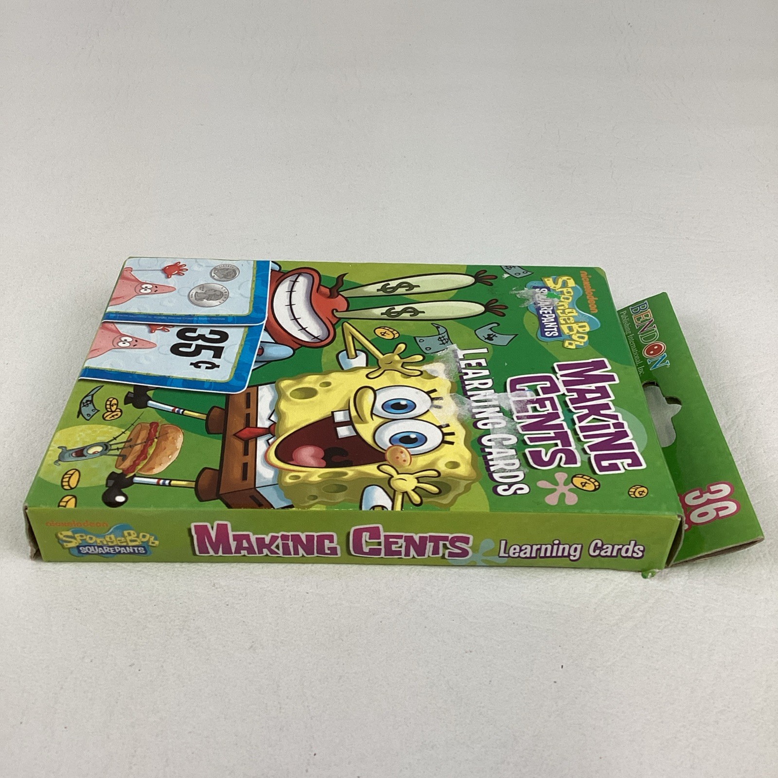 SpongeBob SquarePants Making Cents Learning Cards Money Change Nickelodeon