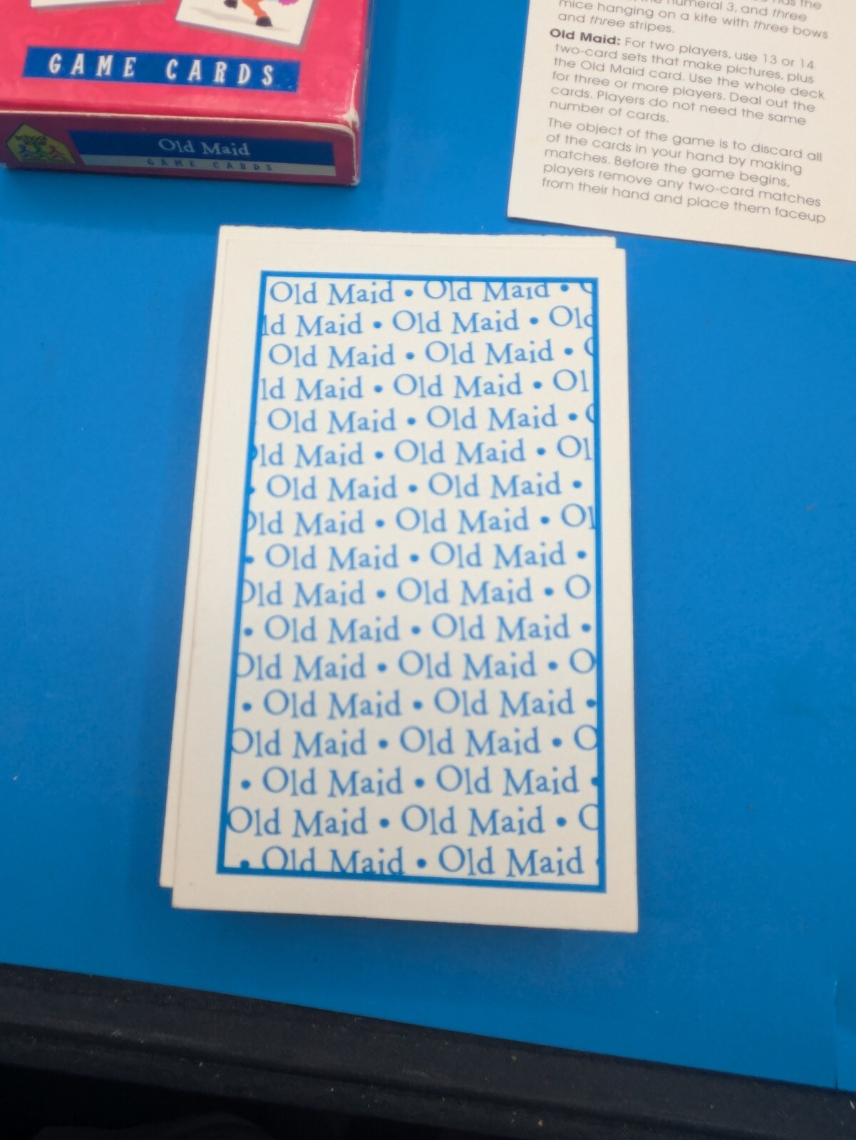 Old Maid Playing Cards 2000 School Zone Publishing Company Complete. Great Cond