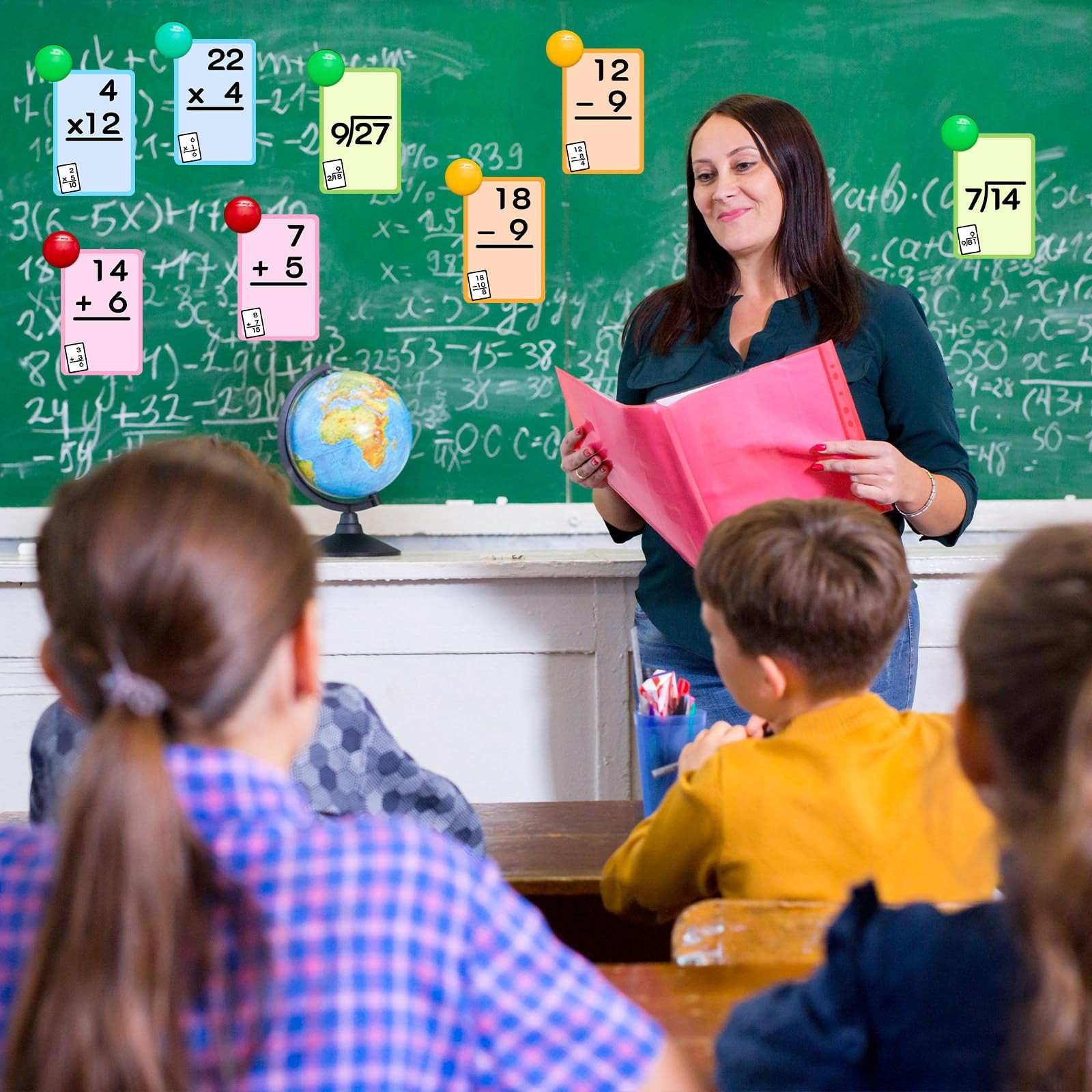 Math Flash Cards, Multiplication Division Addition Subtraction Flash Cards