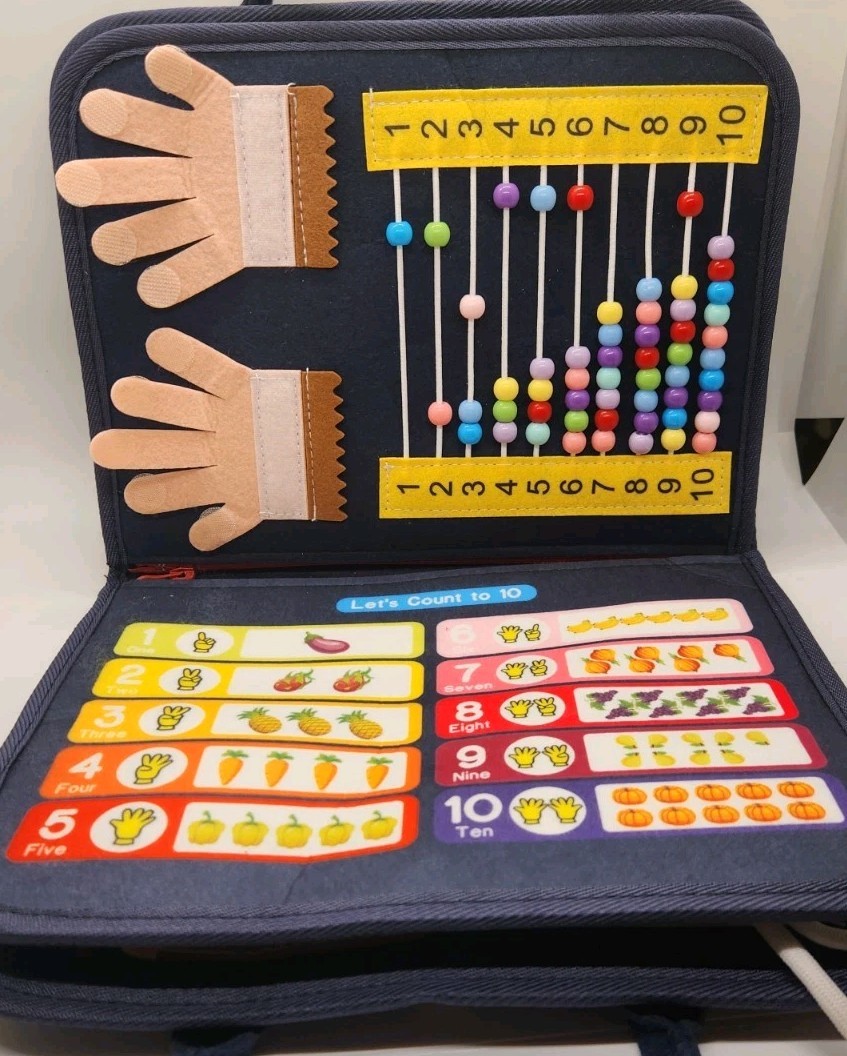 Montessori Busy Board: Sensory Toys For Toddlers To Develop Fine Motor Skills
