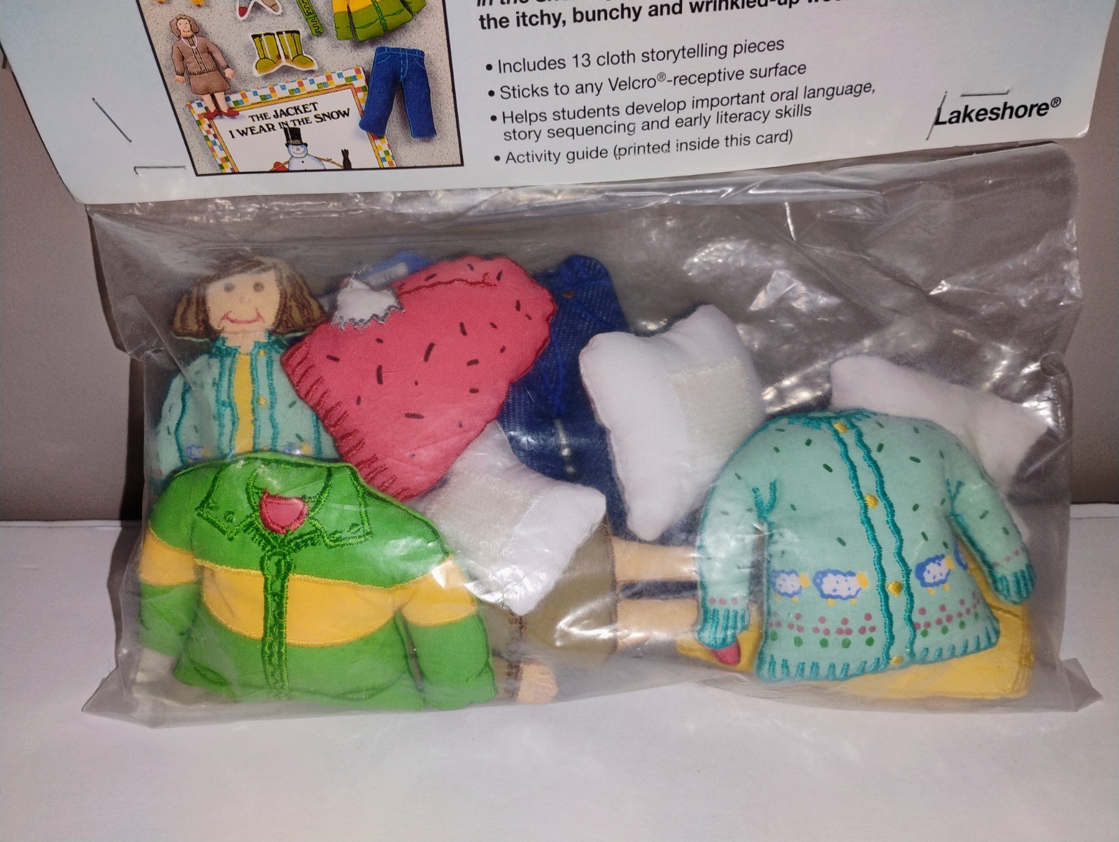 Lakeshore Storytelling Kit The Jacket I Wear in the Snow 1999 Vintage Preschool