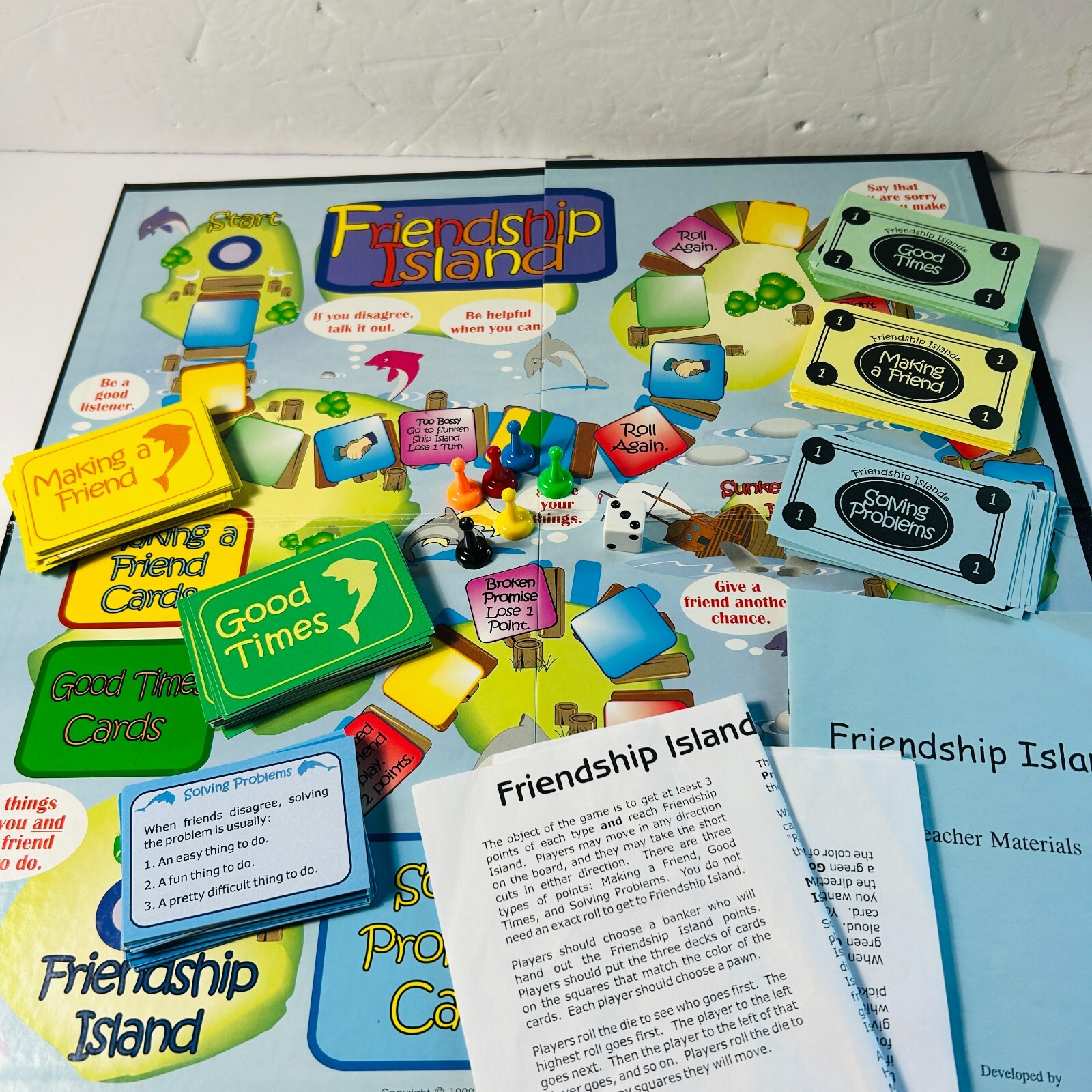 Friendship Island Childrens Social Skills Game Franklin Learning Systems 2006