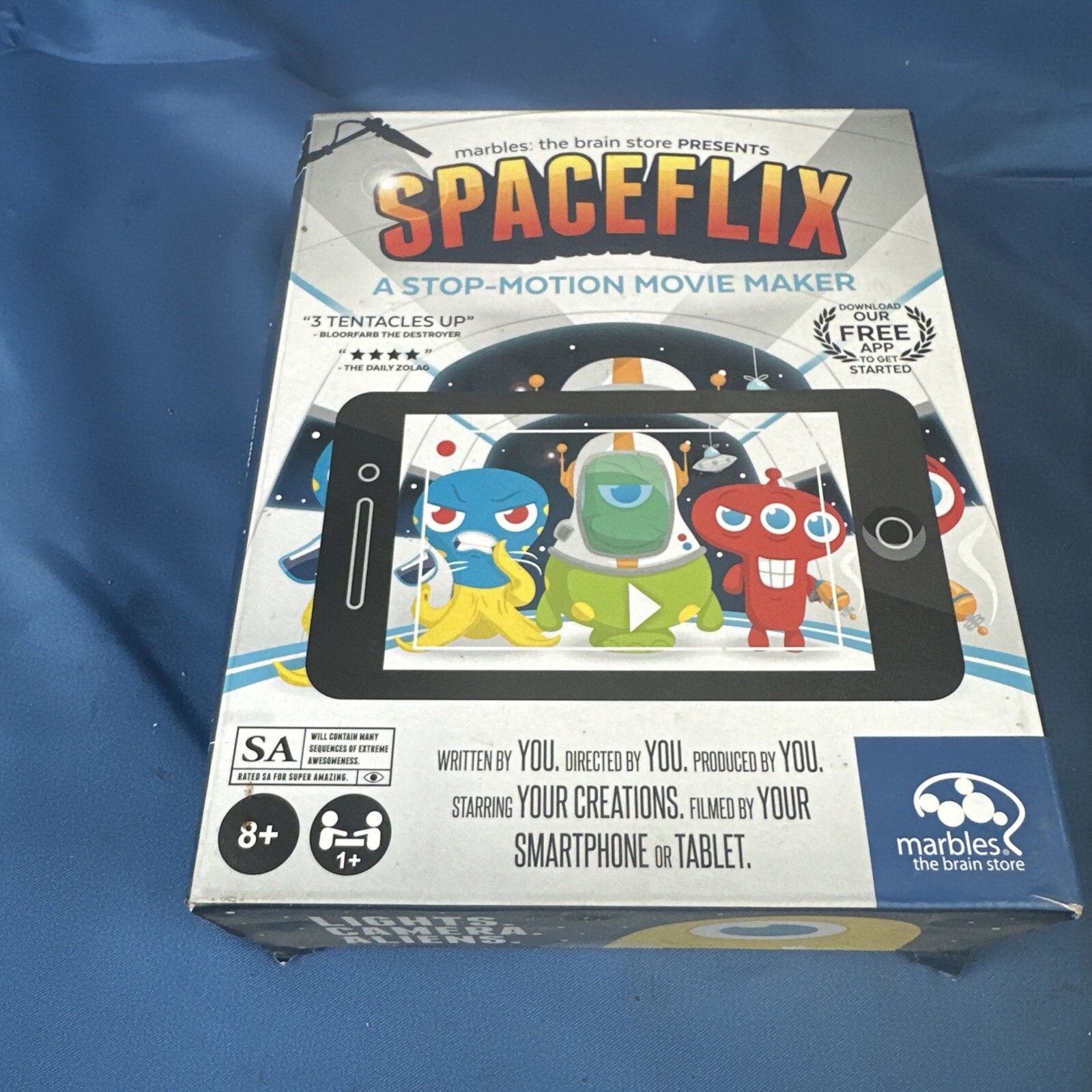 SpaceFlix A Stop Motion Movie Maker by Marbles the Brain Store Download App NIB