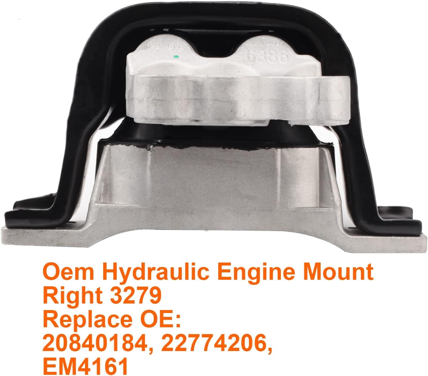 Set of 4, Engine Motor and Transmission Mounts Compatible with 10-17 Captiva