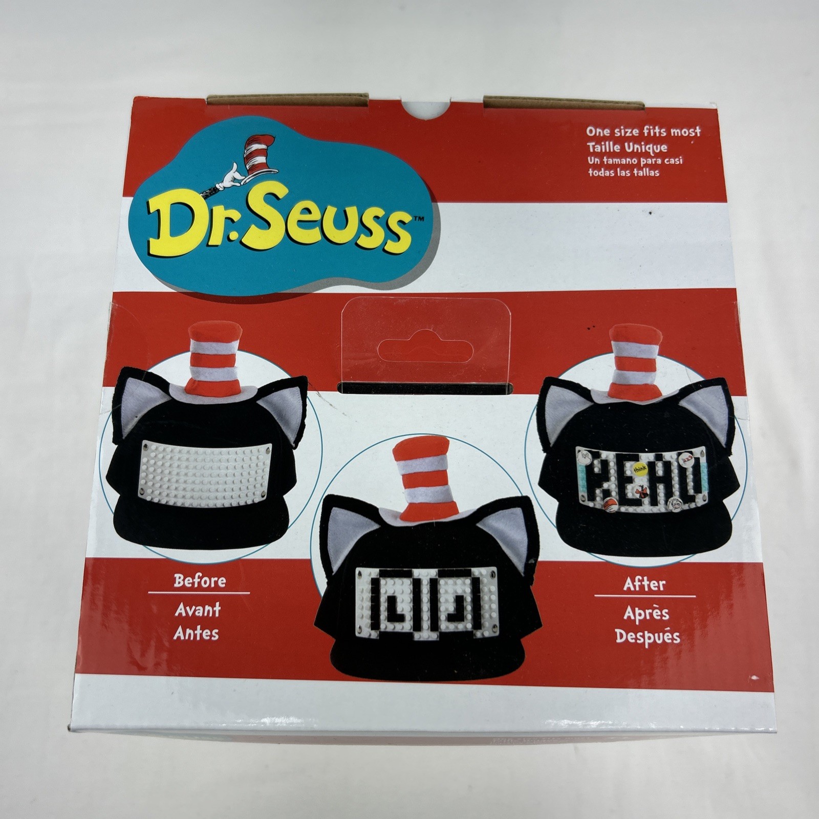 Dr. Seuss The Cat in the Hat – Bricky Blocks Build-On Snapback Hat Kit – NEW!