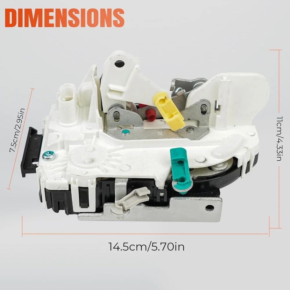 BHB Rear Tailgate Door Latch with Power Locks Compatible with Jeep Wrangler
