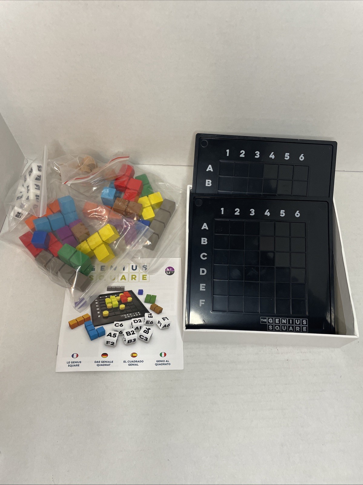 The Genius Square STEM Puzzle Game The Happy Puzzle Company 2019 Age 6+ 1-2 Play