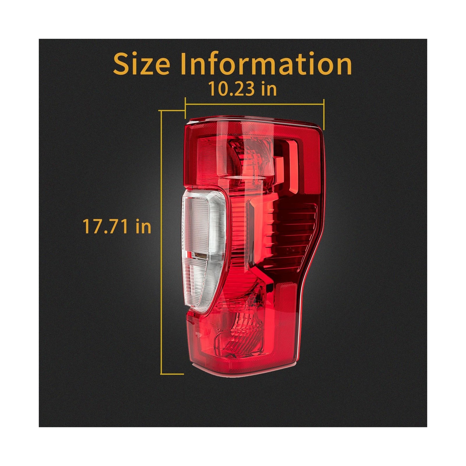 Right Passenger Side Rear Tail Light Assembly Compatible With 2020-2022 Ford …