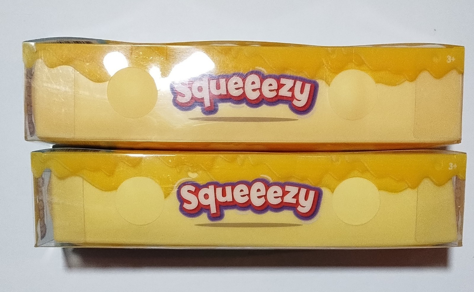 NEW Sunny Days Viral Jumbo Squeezy Butter (2) & Strawberry (1) Squishy Toy ALL 3