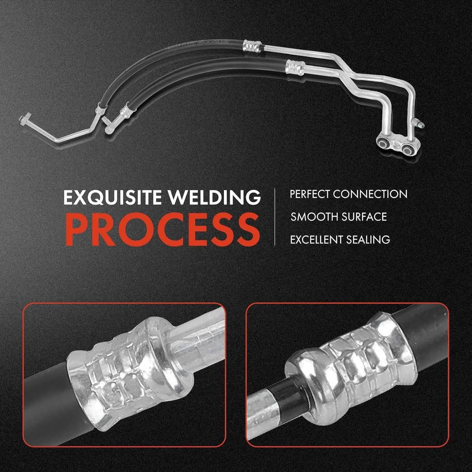 A/C Suction Hose & Discharge Line Hose Assembly Compatible with Dodge Ram