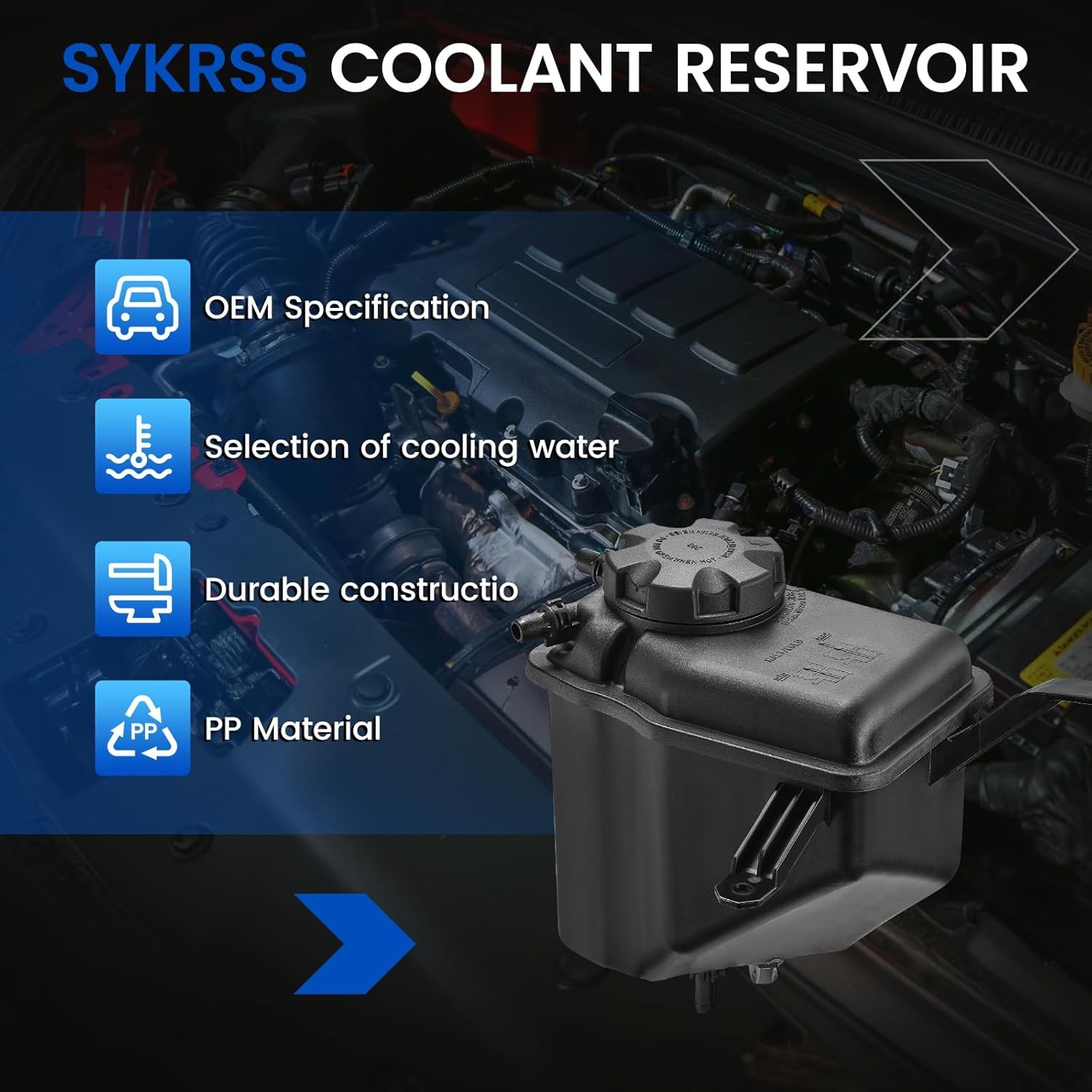 Engine Coolant Reservoir Tank 603-351 Compatible with BMW 528i 525i 525xi 535i