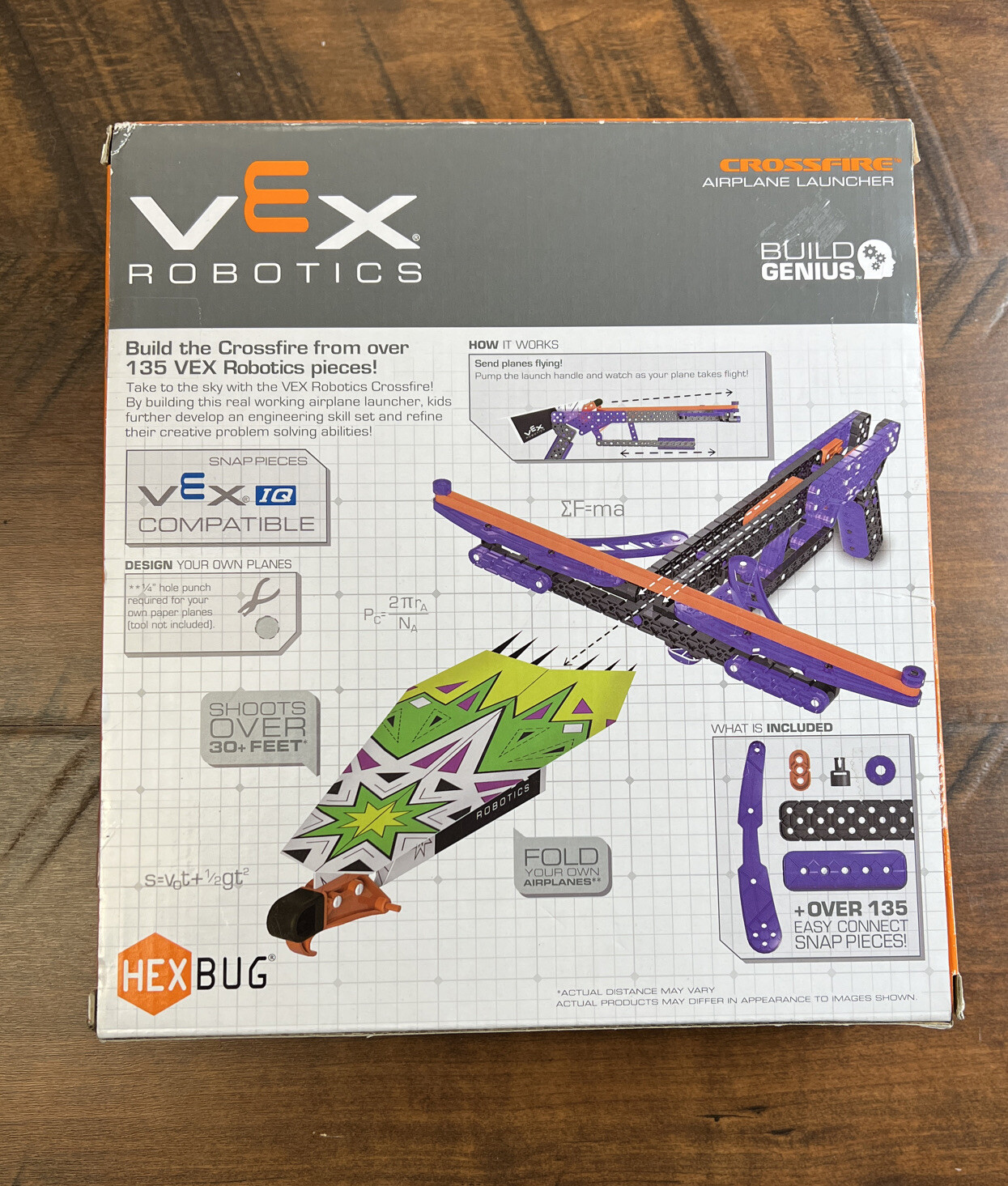 VEX Robotics Crossfire Airplane Launcher By HEXBUG – STEM -NEW