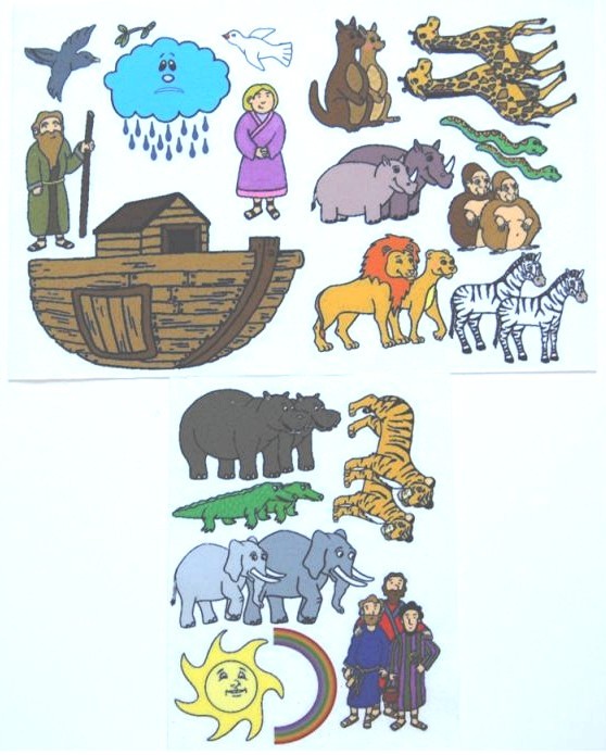 Noah’s Ark Bible Story Felt / Flannel Board Set